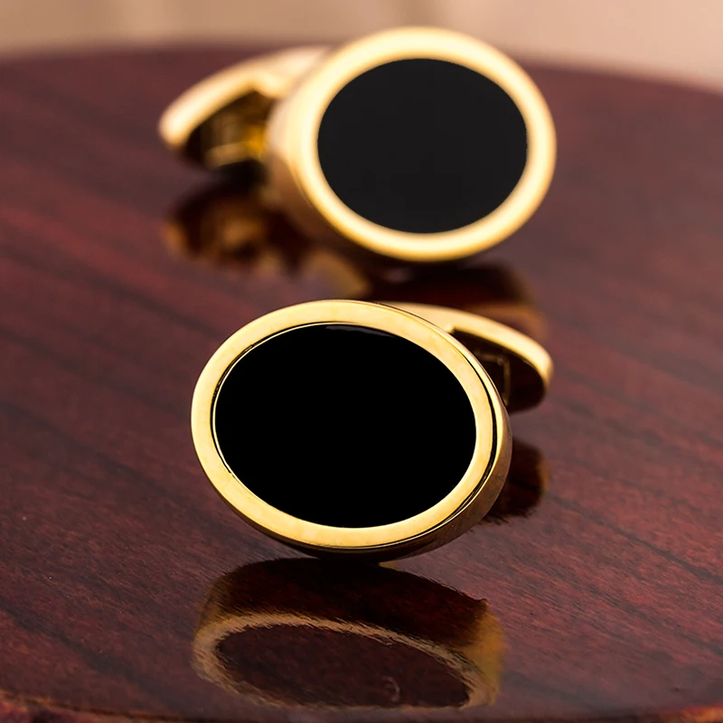 KFLK французская рубашка модная запонка для мужчин брендовая кнопка овальная