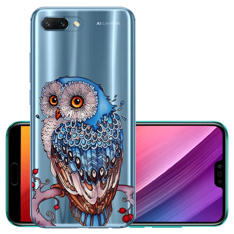 CROWNPRO Funda для huawei Honor 10 чехол s Силиконовый ТПУ для Honor10 5,8" мягкая задняя крышка прозрачный для huawei Honor 10 чехол для телефона TPU - Цвет: MTY