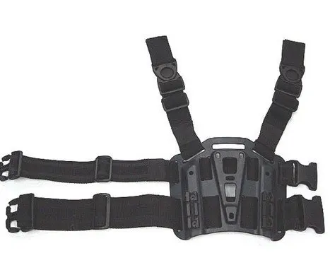 

Modular Tactical Drop Leg Holster Platform Panel Plate BK TAN