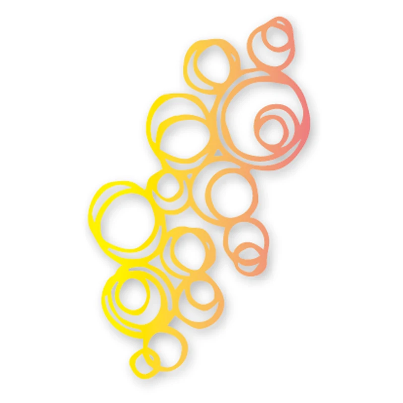 Альбом для вырезок рукоделия режущие штампы круг пузырь 145*70 мм граница