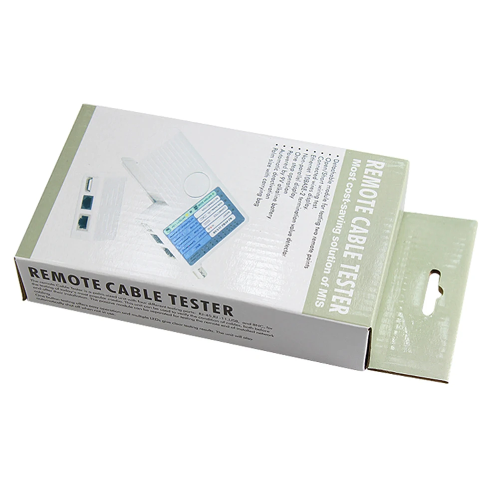 Новый удаленный тестер RJ11 RJ45 USB BNC LAN сетевого кабеля для UTP STP кабелей трекер