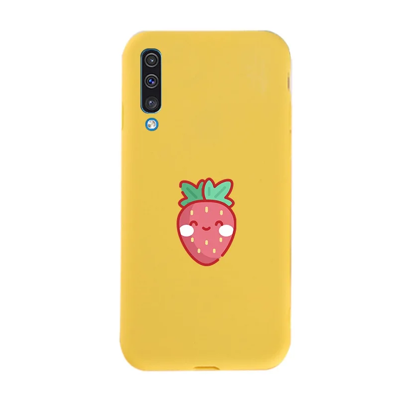 Lamo чехол, окрашенный чехол для samsung Galaxy A50, силиконовый мягкий ТПУ чехол s для samsung A40 A10 A30 A70, розовый милый желтый чехол