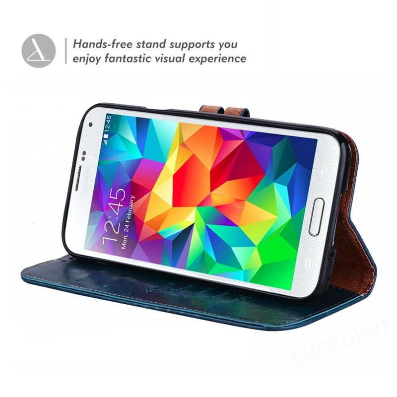 Чехлы CHOEOIWE для телефонов Samsung Galaxy S5 Neo SV i9600 G900 9600 кожаный чехол книжка с бумажником