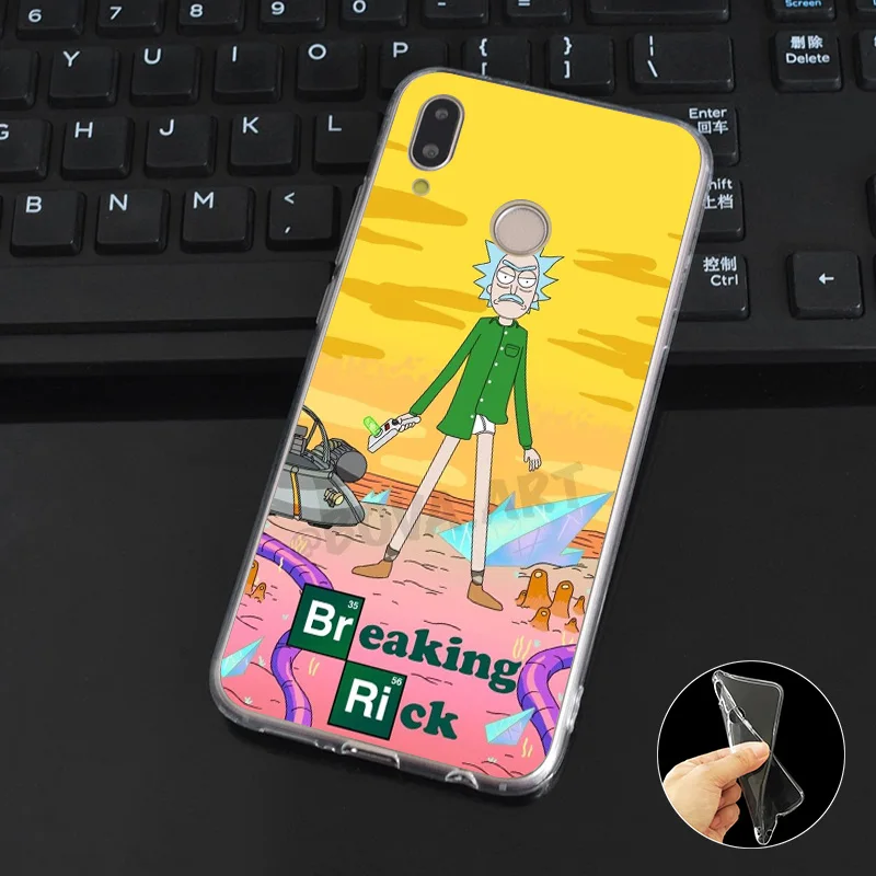 DREAMFOX M552 Rick And Morty Soft TPU Silicone Case Cover For Huawei Honor 6A 6C 7X 9 10 P20 P30 Lite Pro P Smart 2019 |