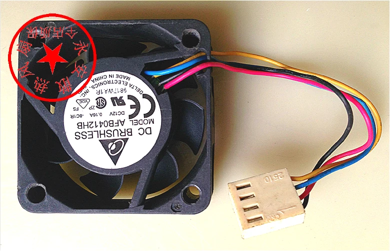 Оригинальный AFB0412HB 4015 12V 0.16A двойной шар 4-проводной (ШИМ) Вентилятор охлаждения 40x40x15mm