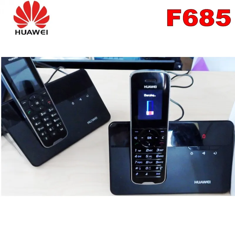 500 шт./лот беспроводной телефон и гарнитура для Huawei F685 DECT настольный домашний со