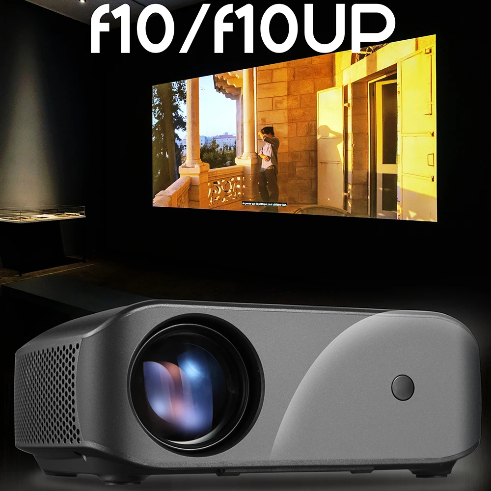 Портативный мини-проектор KEBIDU F10 светодиодный проектор с разрешением 1280*720