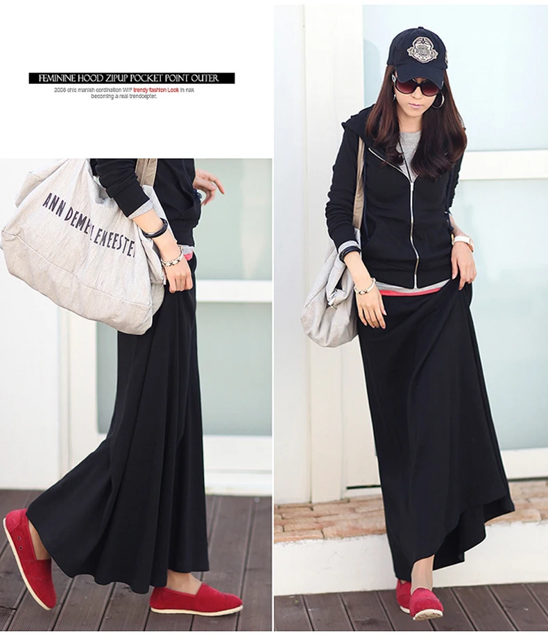 Женский спортивный костюм Модный комплект из толстовки с длинным рукавом и юбки