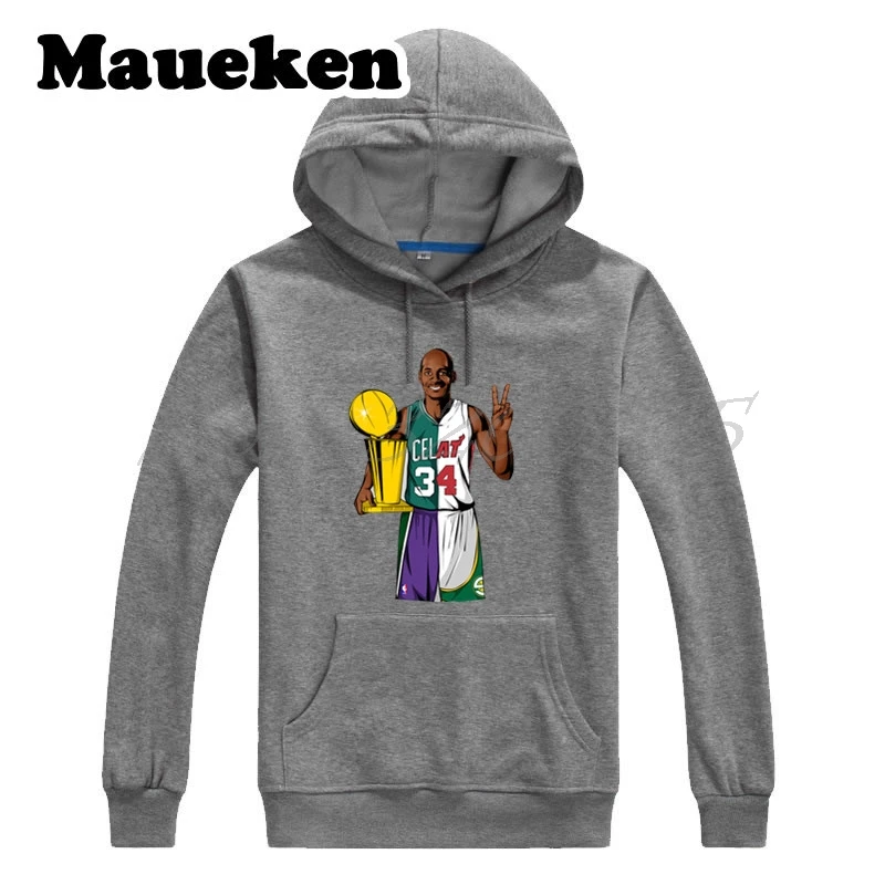 Мужские толстовки с капюшоном Legend #20 34 Walter Ray Allen Jr. В отставке 4 команды 2 чемпионов