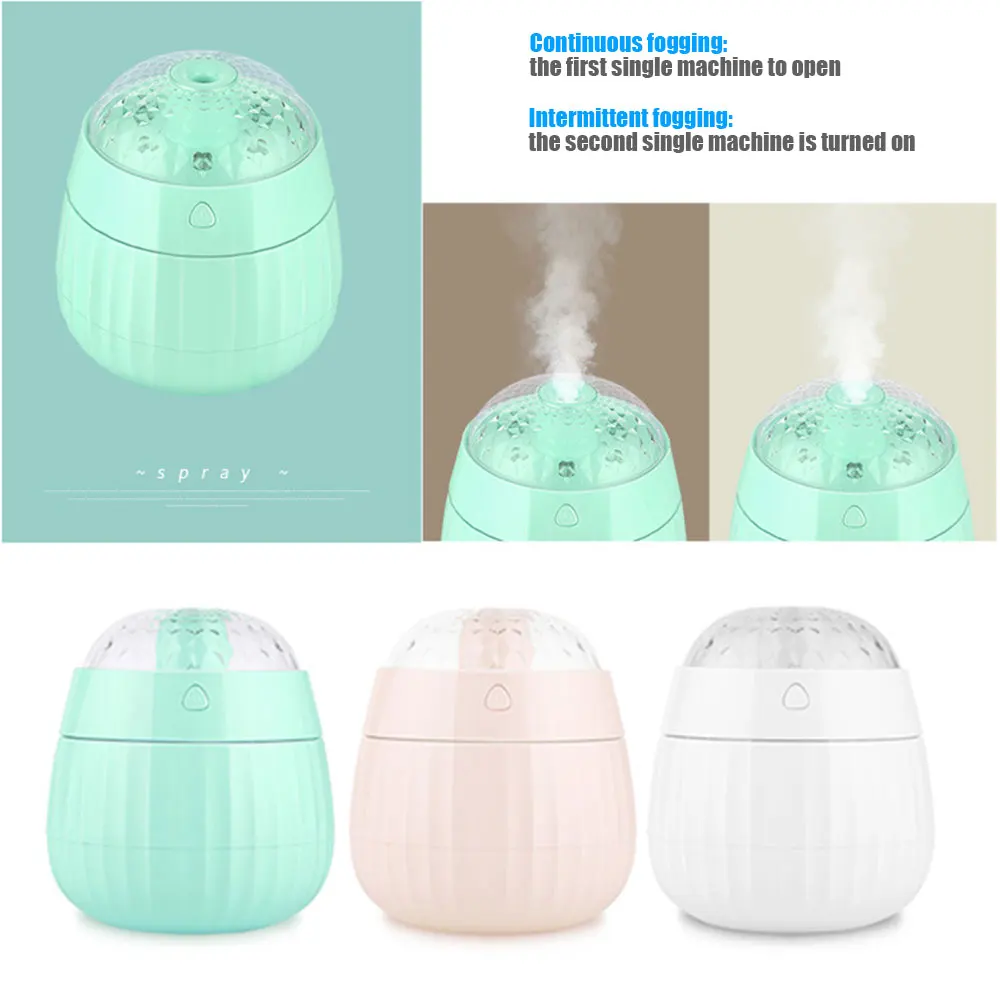 Фото USB Charging Air Humidifier Colorful Night Light Projection Ultrasonic Essential Oil Aroma Diffuser for Home Kids Бытовая техника USB Charging Air Humidifier Colorful Night Light Projection Ultrasonic Essential Oil Aroma Diffuser for Home Kids Бытовая техника