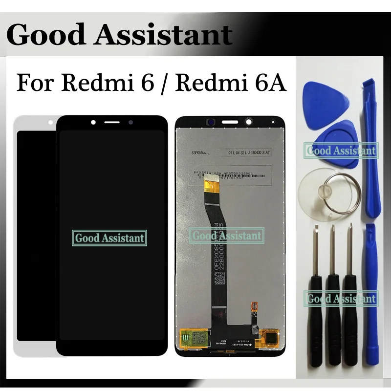 High Quality NEW For Xiaomi redmi 6A LCD Display + Touch Screen Digitizer Assembly Free Tools Redmi 6 Global Version | Мобильные