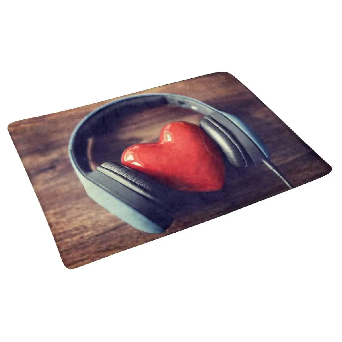 Наушники Heart Concept Love прослушивание музыки дверной коврик противоскользящий