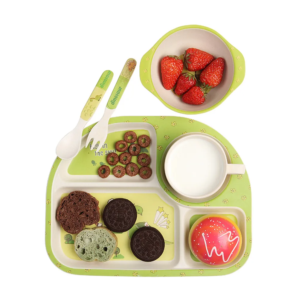 Детская посуда 5 А набор миска блюдо Ложка Вилка чашка столовая для кормления