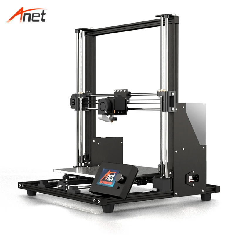 Полусобранный 3D принтер FDM Настольный Anet A8 plus лучшая печать ТПУ нить 3d DIY набор с