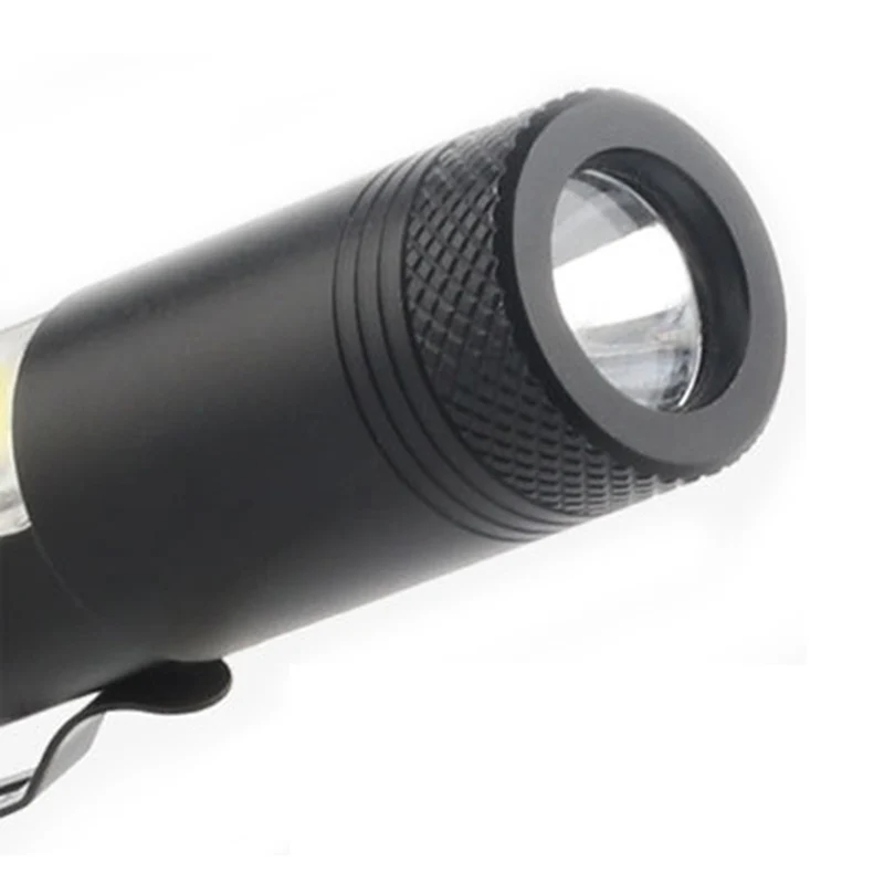 Super Mini COB XPE Led Flashlight 4 Modes Torch bright EDC Light for Camping Gift AA Flashlights(Not Include Battery) | Освещение