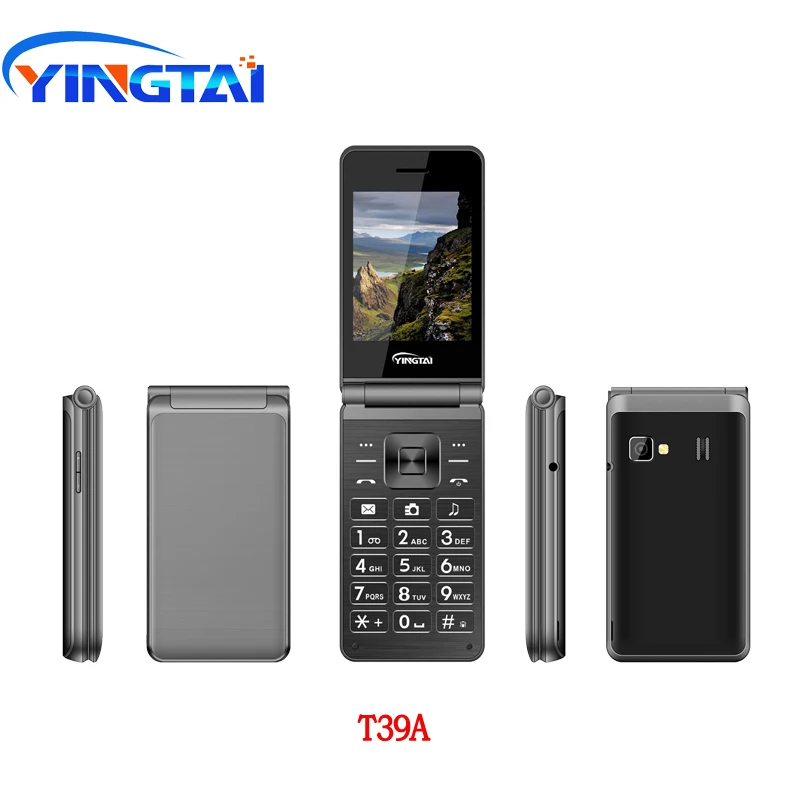 2018 функции телефона YINGTAI T39 2 8 дюйма беспроводной FM флип старший для или фонарика