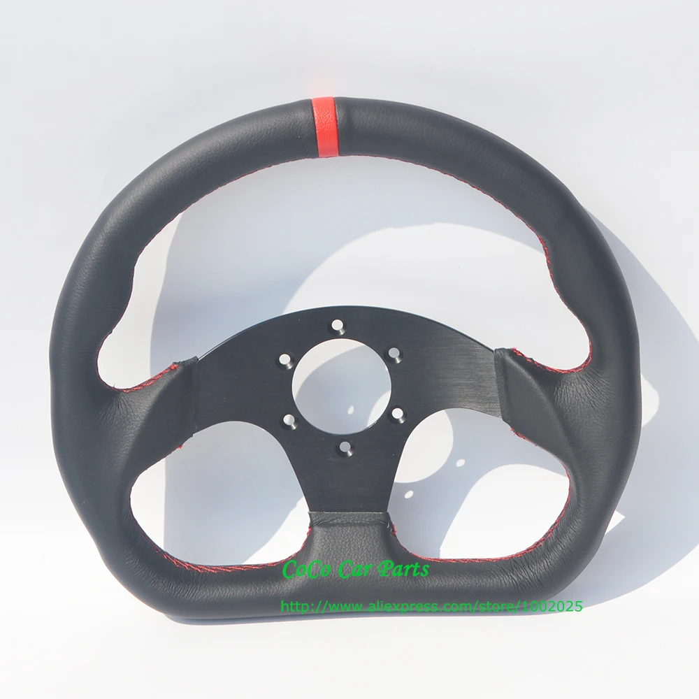 Бесплатная доставка Универсальное Автомобильное рулевое колесо из натуральной