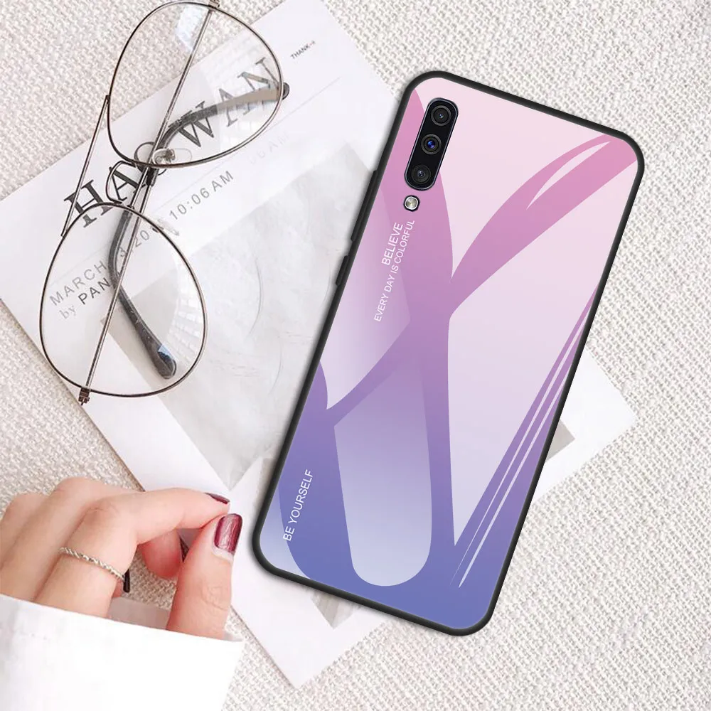 Чехол из закаленного стекла для Samsung Galaxy M20 M10 A30 A50 M 20 10 A 30 50|Бамперы| |