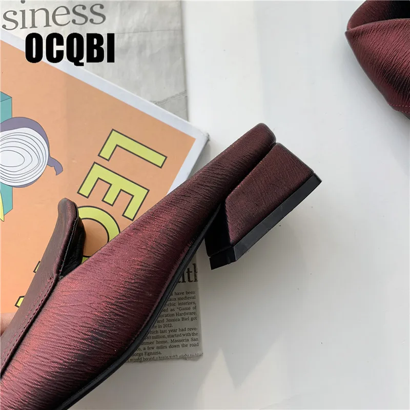 Женская обувь на плоской подошве с открытым носком из искусственной кожи без