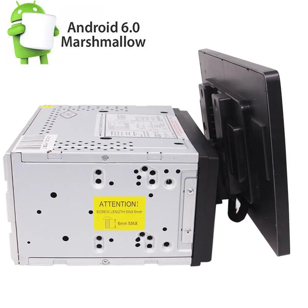 Android 6 0 Автомобильная магнитола автомобильная стерео в тире двойной din 2din 10 1 &quot
