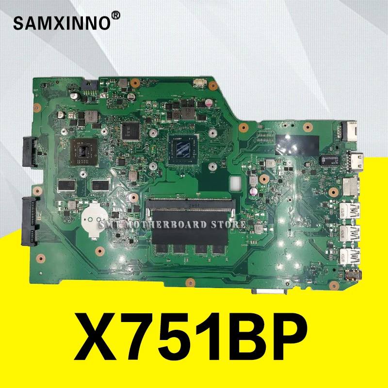 

X751BP-4G RAM AMD Материнская плата для For Asus K751BP X751B ноутбук материнская плата