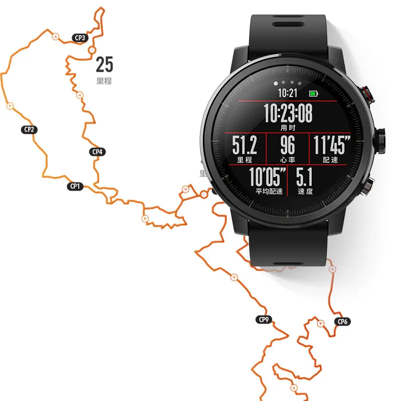 Amazfit Смарт часы Huami Stratos 2 спортивные GPS PPG монитор сердечного ритма 5ATM английская версия|Смарт-часы| |