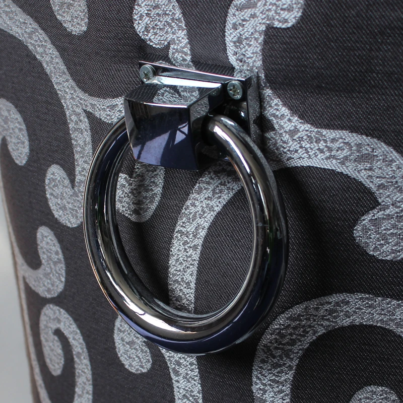 Современный простой разворачивающийся серебристый хромированный стул