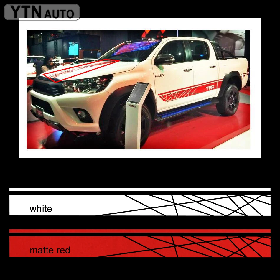 Автомобильные наклейки 1 шт. внедорожные 4x4 Наклейки на капот графические