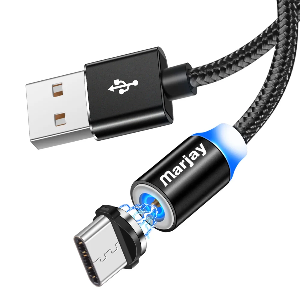 Магнитный usb-кабель Marjay type C для samsung Galaxy S9 Note 8 S8 Plus USB-C кабель для huawei mate 20 телефонный кабель usb C