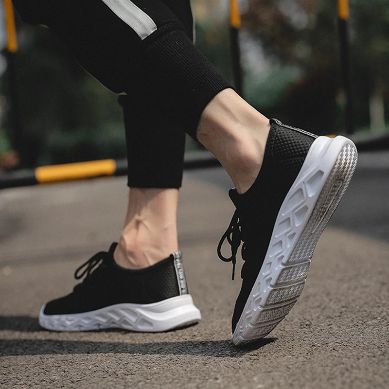 Leisure Shoes Men Breathable casual fashion lightweight Wearable Mono Yarn Sneakers for men |