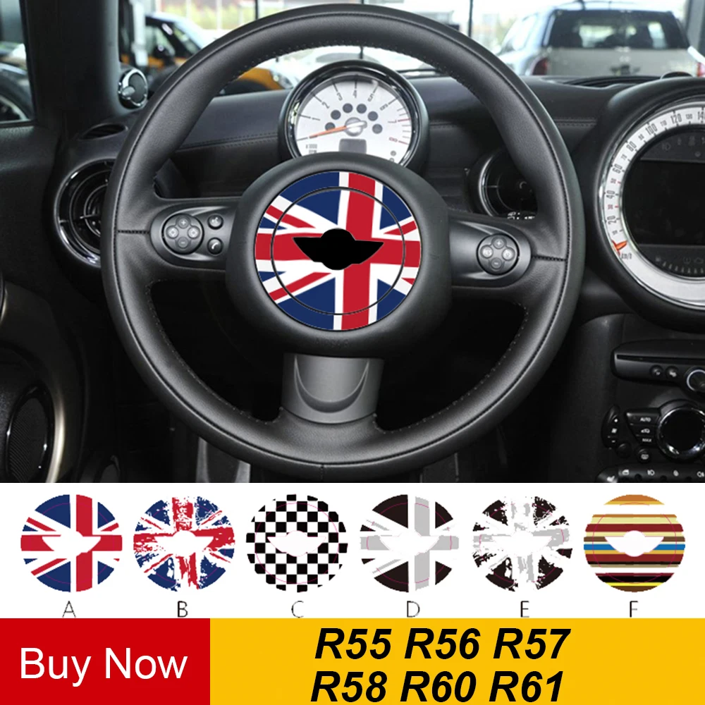 Центральное украшение рулевого колеса Union Jack Стикеры для стайлинга автомобиля