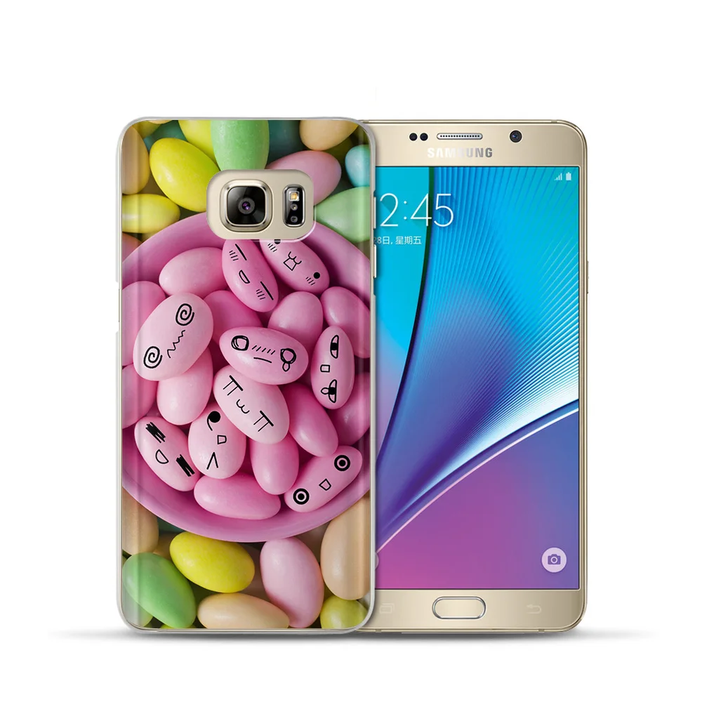 Модный чехол для телефона Samsung Galaxy S8 J3 J5 J7 A5 2017 2016 2015 S6 S7 Edge S9Plus карамельный Silicona Casos