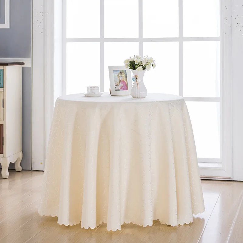 European Style Jacquard Wedding Table Cloth For Party Polyester Hotel Round Rectangular Tablecloth Home Dining Cover Decor | Дом и сад