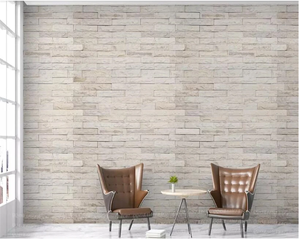 

beibehang mural Custom European brick wallpaper home interior 3d living room wallpaper background 3d wallpaper home decoration