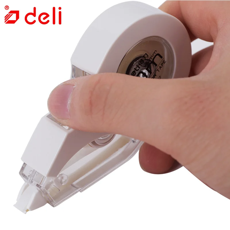 Deli 10 м/20 м коррекционная лента для студенческой ленты ролик для креативной коррекции ролик школьные принадлежности канцелярские коррекционные ролики