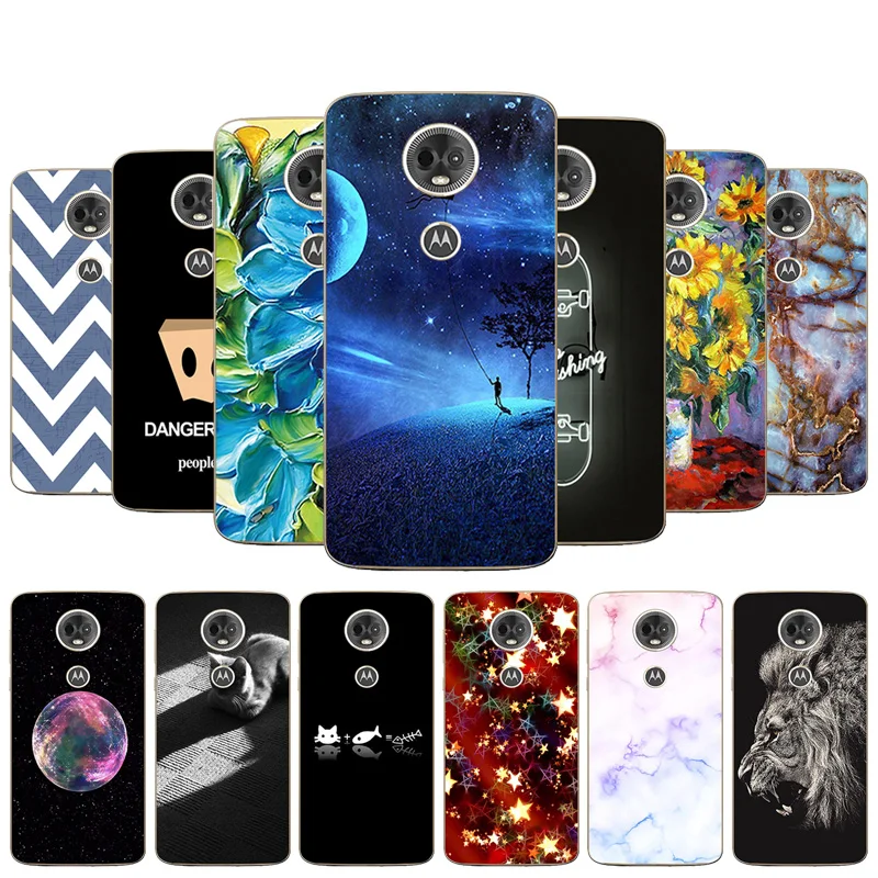 Мягкий силиконовый чехол из ТПУ для Motorola E5 Plus задняя крышка телефона 6 0 дюйма MOTO