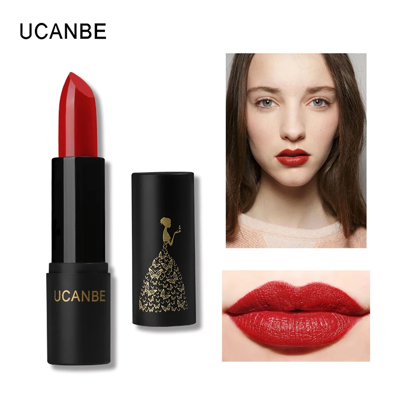 Бренд UCANBE, 8 цветов, увлажняющие гладкие губные помады, макияж, матовое мерцание, водостойкая стойкая губная помада, блеск, косметика, набор