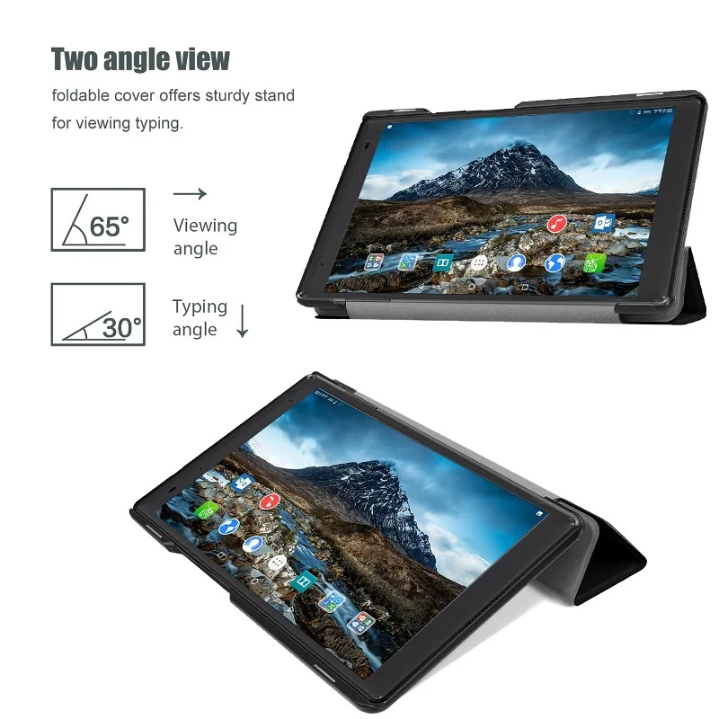 Магнитный чехол для Lenovo Tab 4 8 Plus умный tab 0 чехлы с функцией пробуждения и сна Wake Sleep