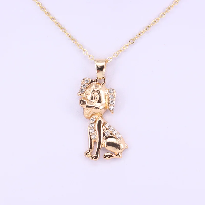 Ожерелье hzew с тремя собаками|animal necklace|pendant necklacedog pendant necklace |