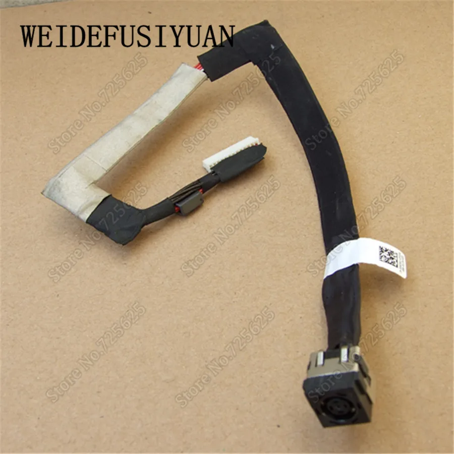 x10PCS DC POWER JACK CABLE HARNESS SOCKET PORT FOR DELL Alienware 17R4 17 R4 DC30100Y700 0K5M1