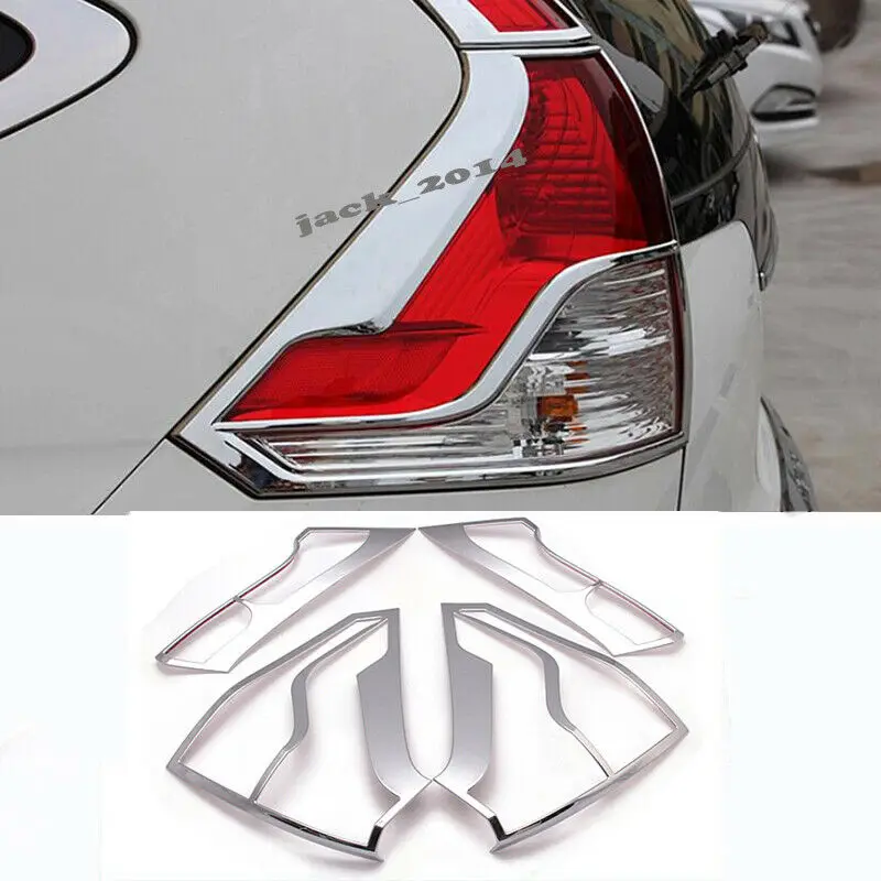 Серебристый задний фонарь из АБС пластика хромированный крышка лампы отделка