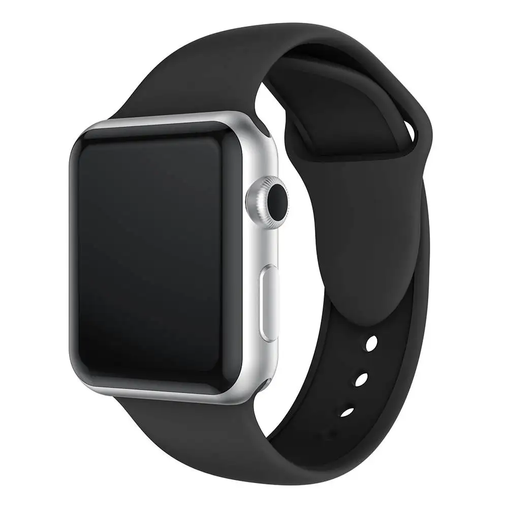 Спортивные силиконовые часы ремешок для apple watch серии Группа 1/2/3, 42 мм, 38 мм, ремешок для наручных часов iwatch, 4 40 мм 44 мм разноцветных резиновых полосок
