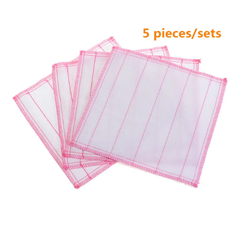 5 слоев плюс хлопок дерево посуда из волокна полотенце не промасленный чистящий