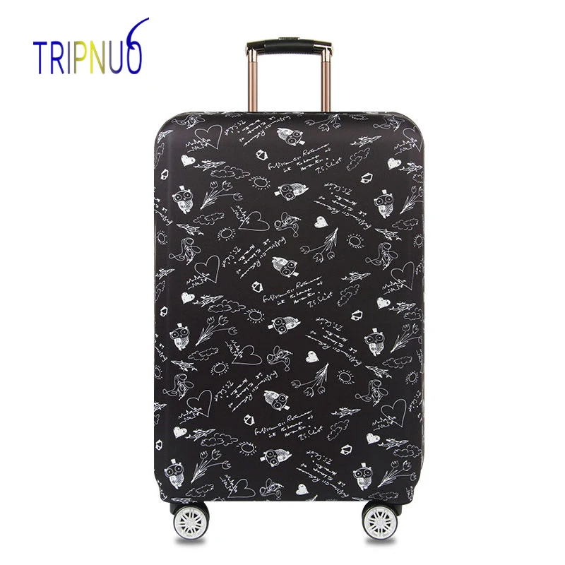 TRIPNUO эластичная ткань в стиле граффити Чемодан защитная крышка Suitable18 32 дюйма
