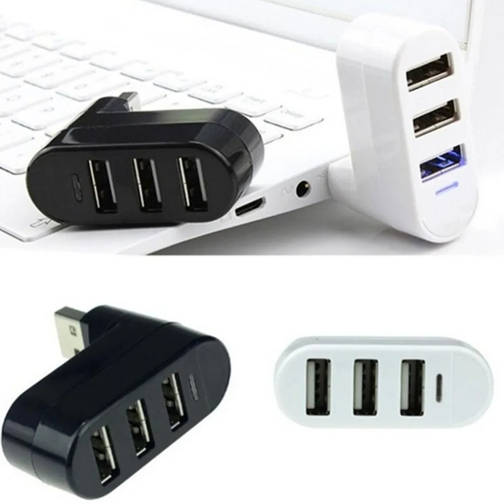 Buyincoin высокое качество для ноутбука телефона вращающийся USB разветвитель мини