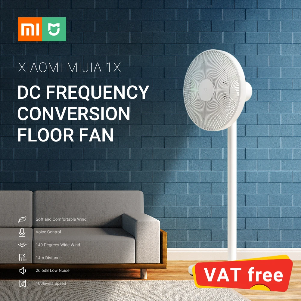 Xiaomi Mijia 1X DC преобразователь частоты напольный вентилятор естественный ветер
