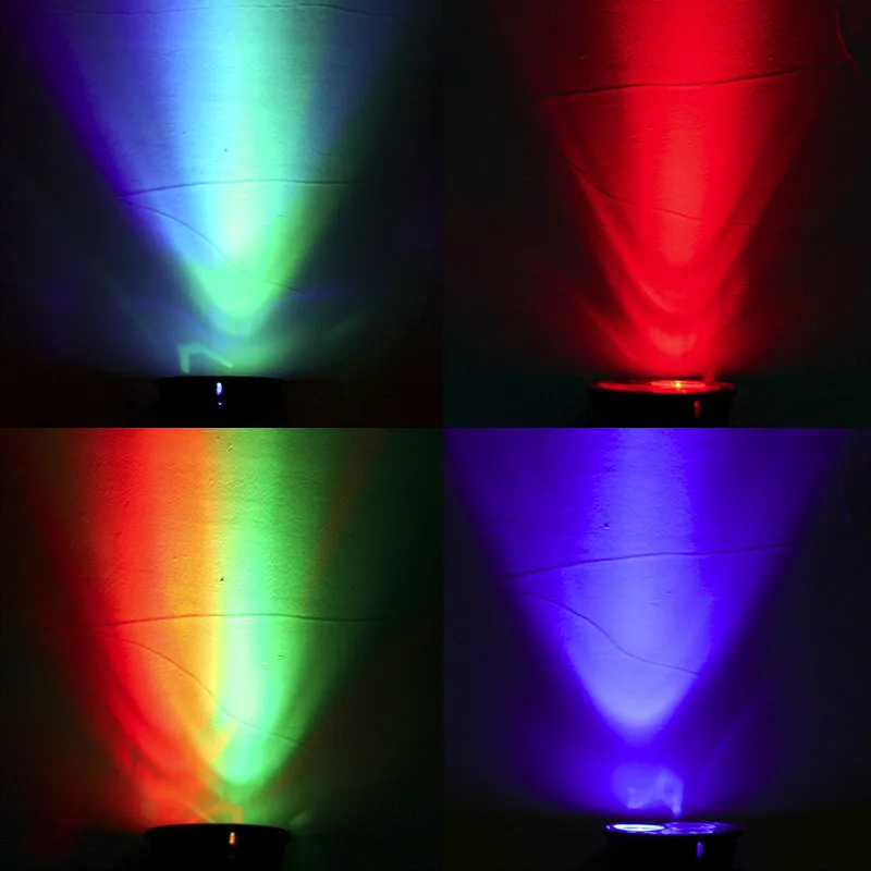 3 шт./лот A110/ C220V E27 Вт RGB Светодиодный прожектор лампы + 24-кнопочный РФ Пульт