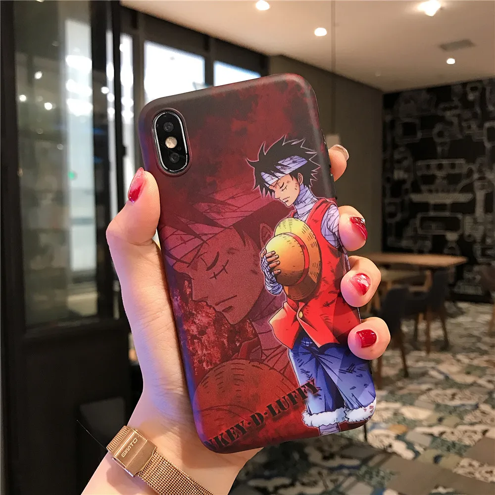 One Piece funda Case for iphone 11 Pro Max Japan Anime Luffy Zoro Naruto TPU back cover for iPhone XR XS Max 8 7 6 6S Plus Coque