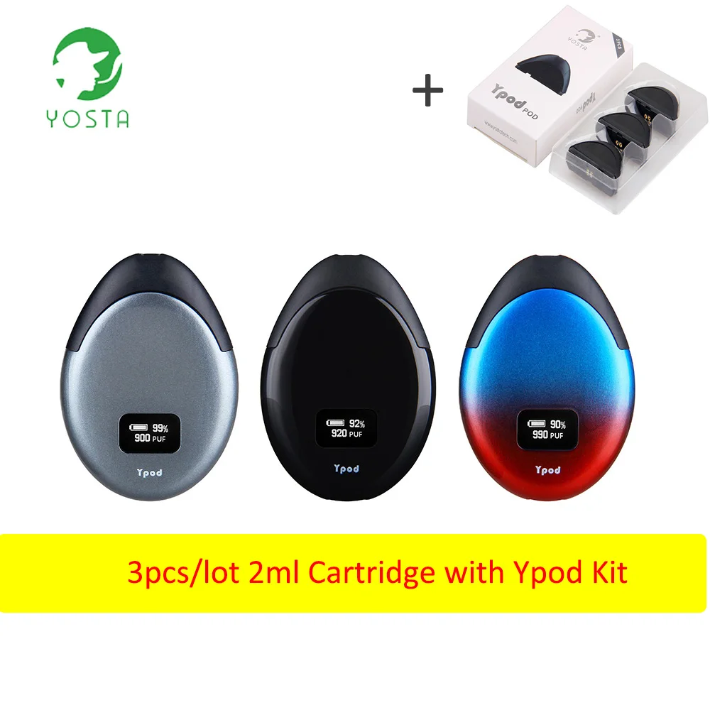 Оригинальный yosta ыпод комплект с 500 mAh встроенный Батарея 2 мл перезаправляемый