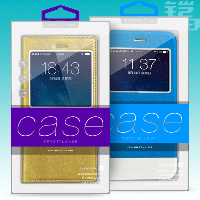 100 PCS Colors Personality Design PVC Packaging Retail Package Box for iPhone 6 Plus Cell Phone Case Gift Pack Accessories DHL | Мобильные